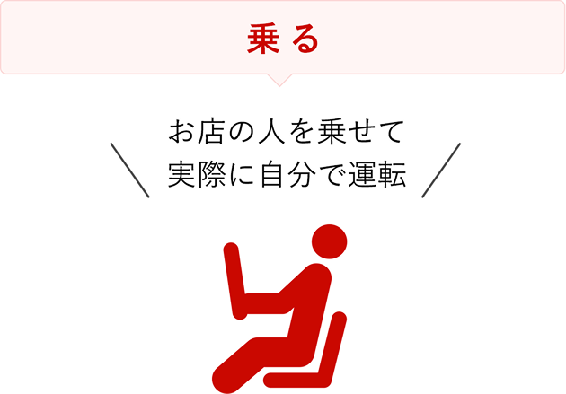 乗る