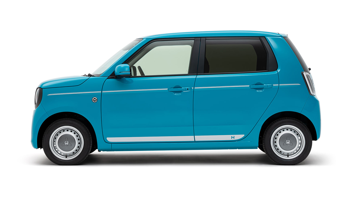 Honda ON特別パッケージを装着したN-ONE e:の横向き画像